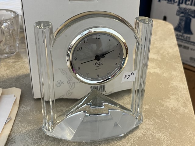 Lenox Synchronicity Crystal Clock