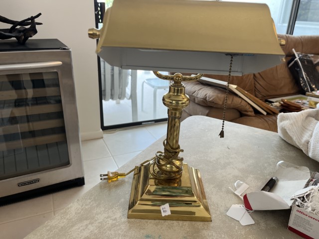 Brass Desk Lamp