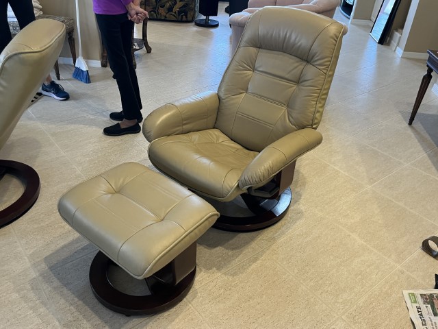 Swivel-Recliner with Ottoman