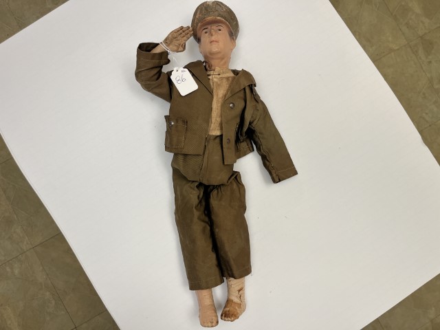 General Douglas MacArthur WW11 Composition Doll, 1940's